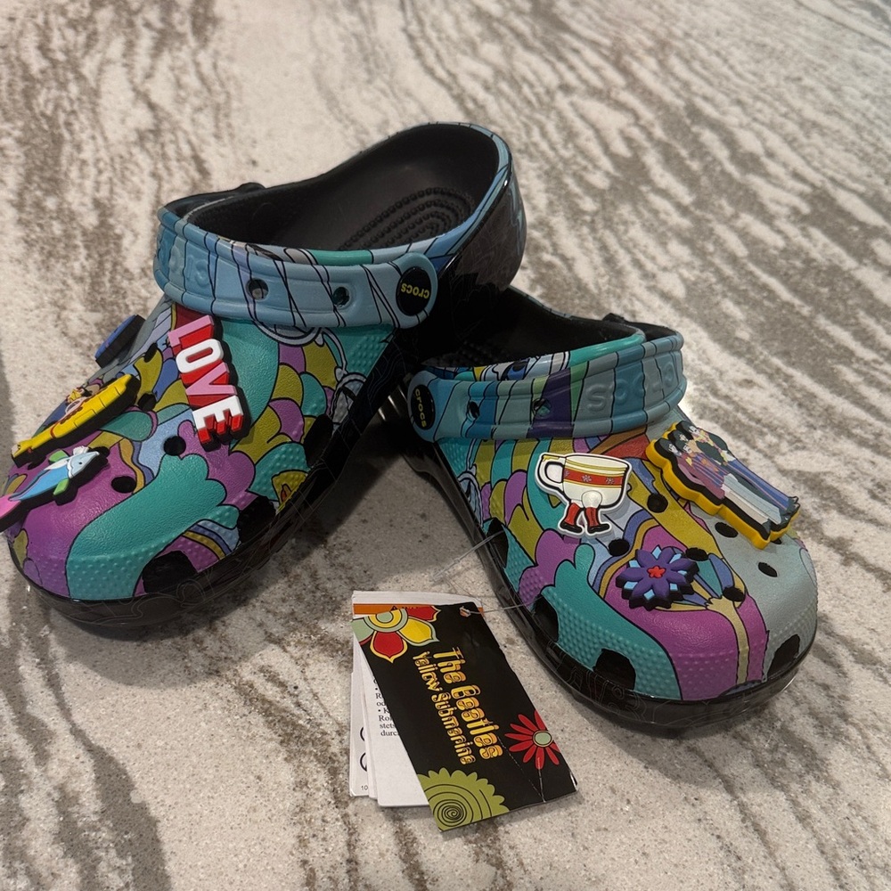 Colorful Kids Clogs with Fun Graphics